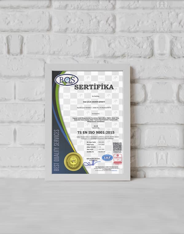 TS EN ISO 9001: 2015 Система менеджмента качества